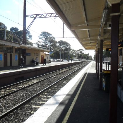 Cheltenham Station Entrance Melbourne 2020 11 07